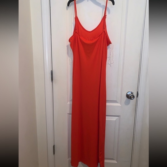 ORANGE SPAGHETTI STRAP - Picture 2 of 2